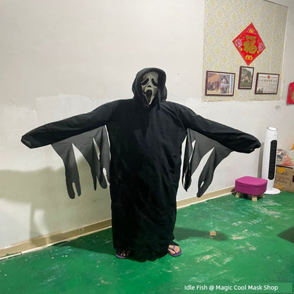 Halloween Horror Mask – Skull Death Scream Ghost Killer Dawn Machine Costume Mask for Spooky Party & Trick or Treat