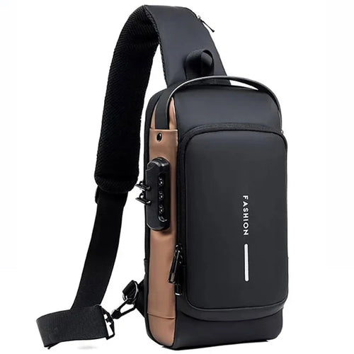 Men's Women's Multifunction Anti-theft USB Shoulder Bag Man Crossbody  Travel Sling Chest Bags Pack Messenger Pack  - Elegant Gift for All