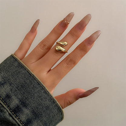 Women’s Wide Chunky Metal Cuff Bracelet – Statement Bangle