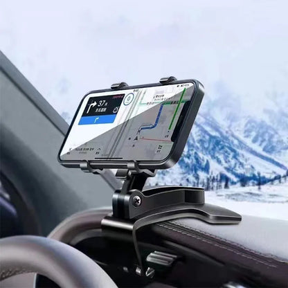 Car Dashboard Mount Mobile Phone Holder With Navigation Bracket - Vehicle Multi-function Instrument Cluster Mobile Phone Holder Rearview Mirror - Ideal Gift for Yourself or Your Loved One