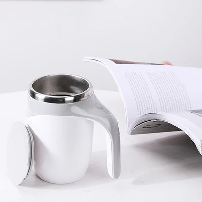 Magnetic Self-Stirring Coffee Mug for Home, Office & Travel – Rechargeable Auto Mix Cup for Tea & Hot Drinks - Perfect Gift to Express True Love