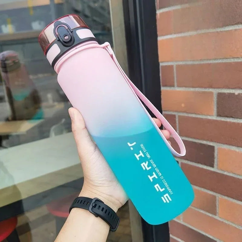 Colorful 1L Leakproof Water Bottle for Gym, Travel & Sports Hydration - Perfect Gift for Family, Friends & Yourself