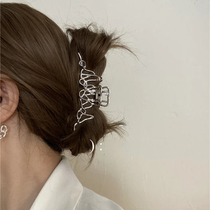 Fashion Geometric Metal Hair Claw Clips, Large Hair Catch Clip ,Headband, Hairpin, Hair Accessories For women and girls