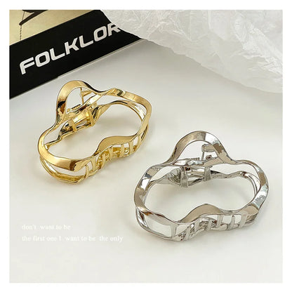 Fashion Geometric Metal Hair Claw Clips, Large Hair Catch Clip ,Headband, Hairpin, Hair Accessories For women and girls