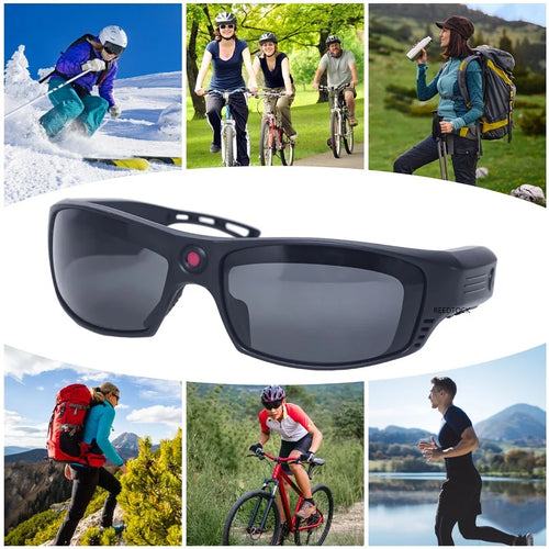 Smart Glasses with 1080P Mini Camera & Video Recording - Wireless Bluetooth 5.0, Speakers, Call Action Camera, Music, Sunglasses - Elegant Gift for Your Loved Ones