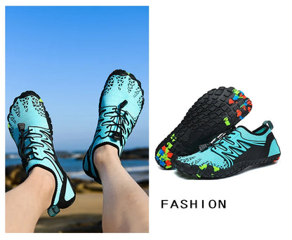 Quick-Drying Aqua Shoes for Men & Women | Anti-Slip Barefoot Water Sneakers for Beach, Swimming, & Outdoor Adventures I Perfect Gift