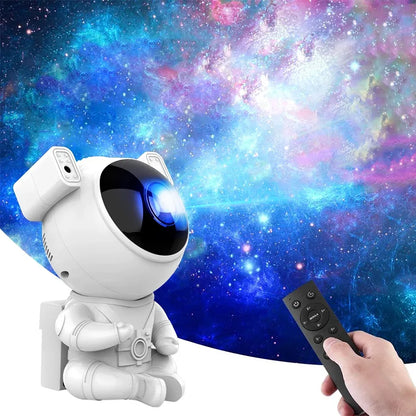 Astronaut Starry Sky Projector with Remote-Control Night Light Projection Nebula Lamps for Bedroom, House, Kid's Birthday gift